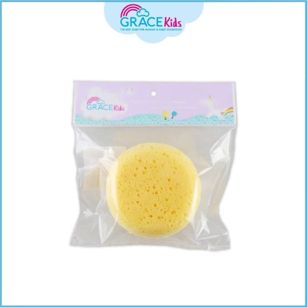 Grace Kids ฟองน้ำ อาบน้ำเด็ก เนื้อพรุนพิเศษ (Grace Kids Sponge)