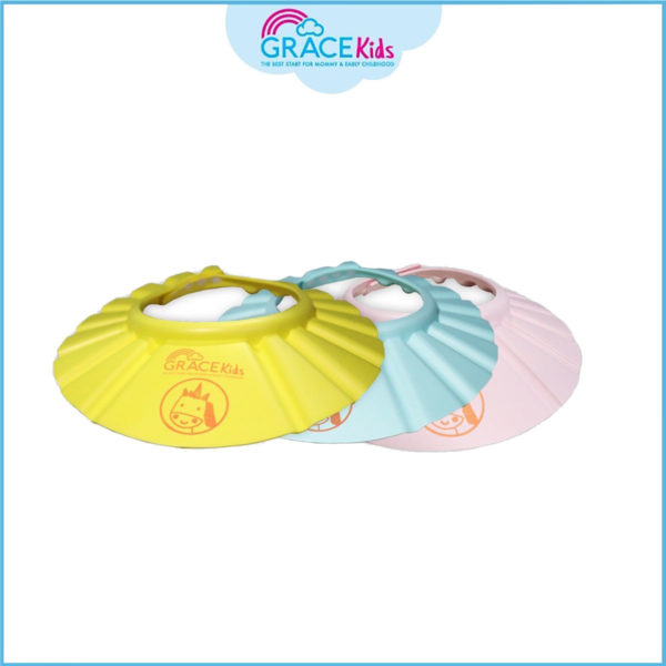 Grace Kids หมวกอาบน้ำกันแชมพู แบบปรับขนาดได้  (Grace Kids Shower Cap)