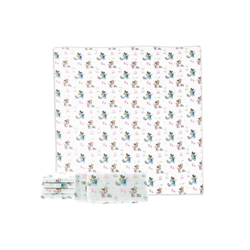 Grace Kids ผ้าอ้อมสาลู ลายแกะ ขนาด 21x21 นิ้ว แพ็ค 6 ผืน Grace Kids ผ้าอ้อมสาลู ลายแกะ ขนาด 21X21 นิ้ว แพ็ค 6 ผืน