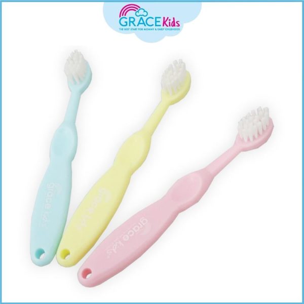 Grace Kids แปรงสีฟัน Step3 แบบ 3 ชิ้น (Grace Kids 3 steps toothbrush for baby)