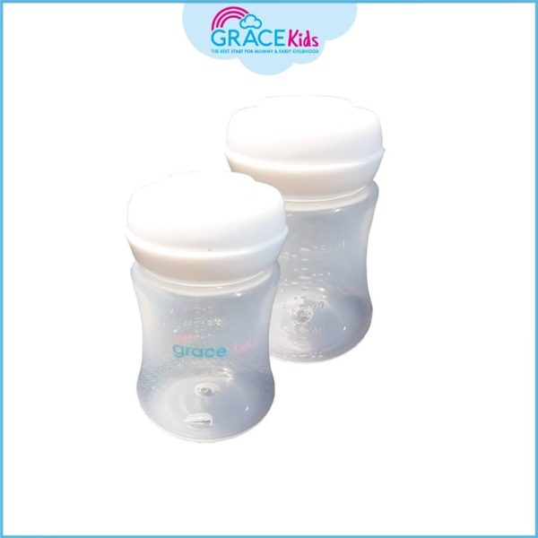 Grace Kids ขวดนมไทนี่เครื่องปั๊มนม รุ่น ไทนี่และโอโวล่า 7 Oz. (Grace Kids Bottle & Cover)