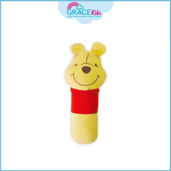 Grace Kids Pooh Cute หมอนข้างผ้ายืด ขนาดเล็ก (Grace Kids Pooh Elastic Fiber Bolster Small Size)