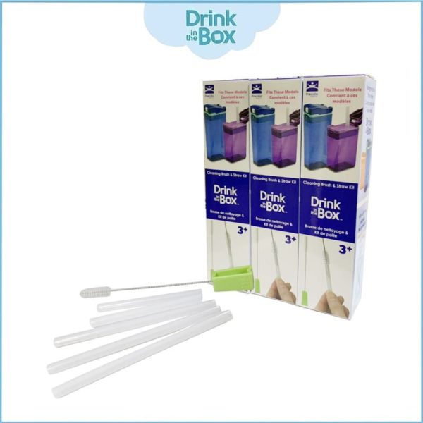 Drink in the box ชุดอะไหล่พร้อมแปรงล้างหลอด (Drink in the box Replacement parts kit  for 2nd Generation)
