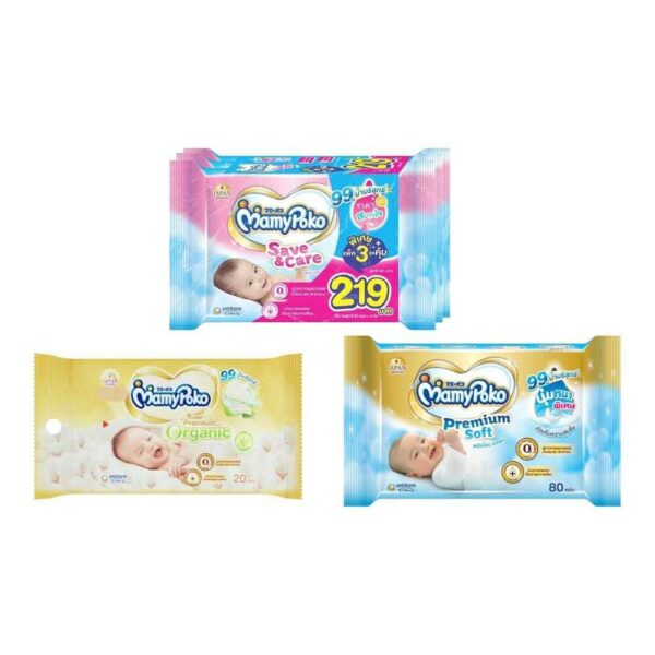 MAMYPOKO ผ้านุ่มชุ่มชื่น ทิชชู่เปียก ( Wet Wipes )
