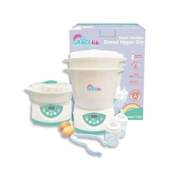 Grace Kids เครื่องนึ่งขวดนมอบแห้ง รุ่น แกรนด์ไฮเปอร์ดราย