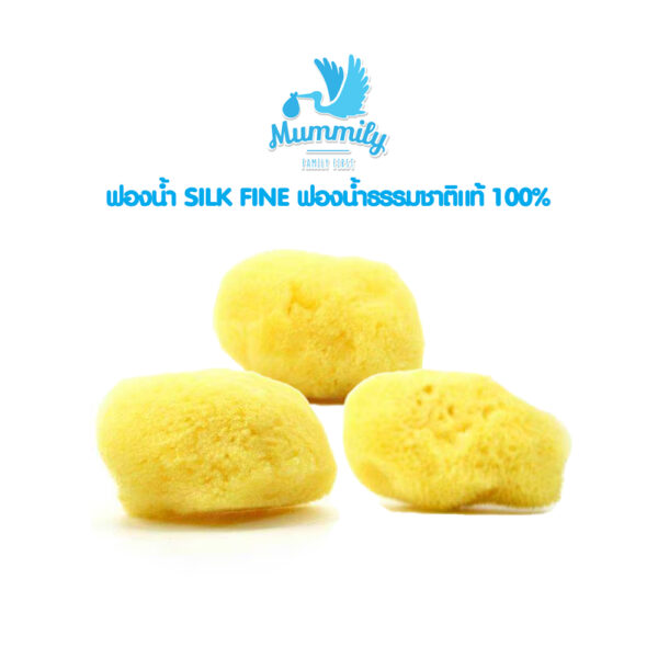 Mummily ฟองน้ำ SILK FINE ฟองน้ำธรรมชาติแท้ 100%