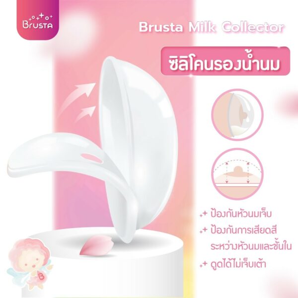 Brusta Milk Collector ซิลิโคนเก็บน้ำนม